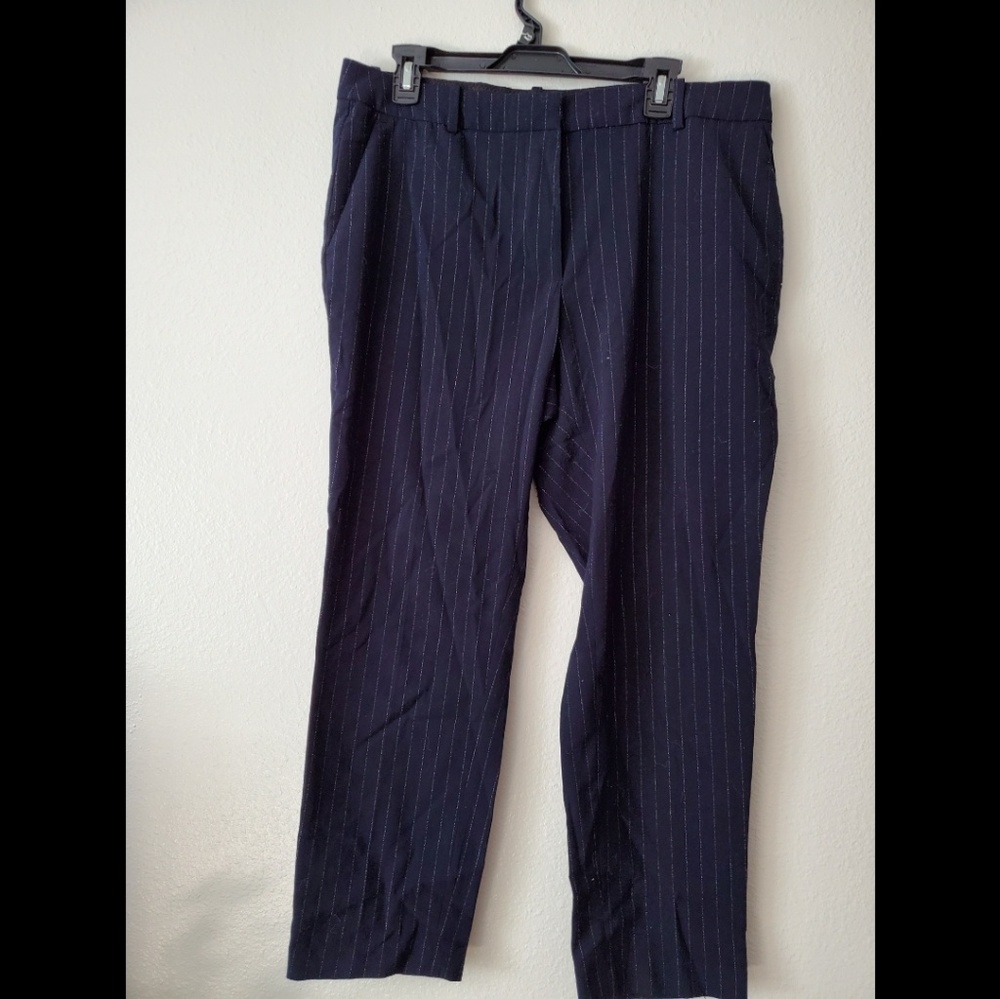 Beautiful stripped blue work pants